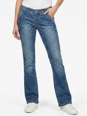 Armani Exchange Medium Wash Bootcut Cotton Jeans- Sz. 4